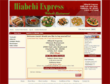 Tablet Screenshot of hibachicharlotte.com